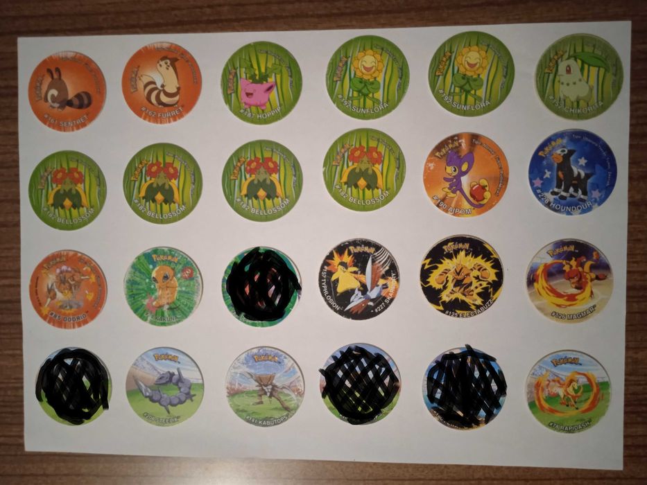 Pokémon Tazos Vários 1