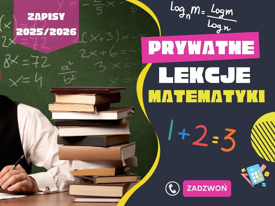 Korepetycje MATEMATYKA | E8 | Matura 2026 + darmowe kursy online