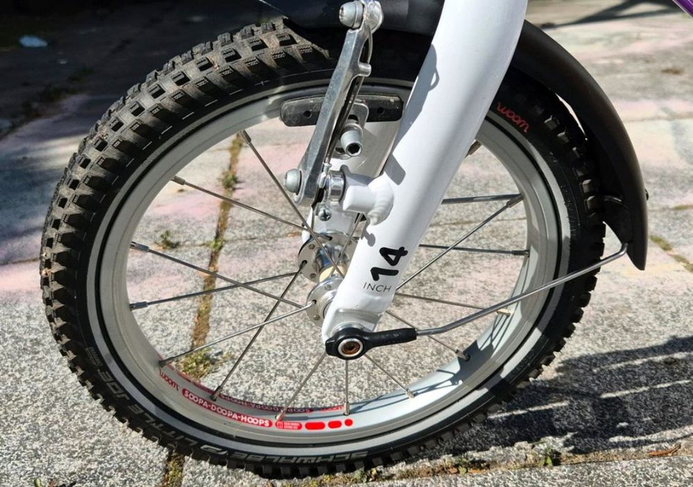 Bicicleta infantil Woom 2 de 14 polegadas