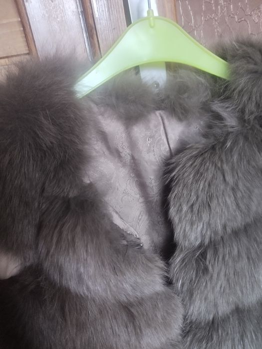 Натуральна мехова жилетка xs s песець