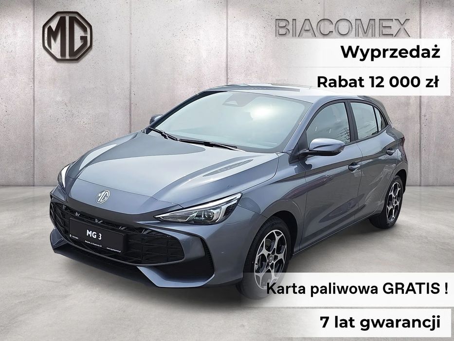 MG MG3 1.5 115 KM Excite Okazja Rabat 12 250 zł Karta paliwowa gratis !