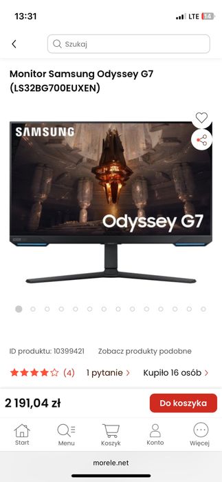 Samsung g7 27 cali 4k 144hz ips