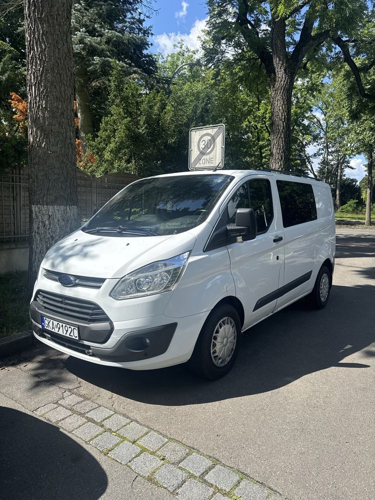Ford Transit Custom Brygadówka hak kamera bogata opcja
