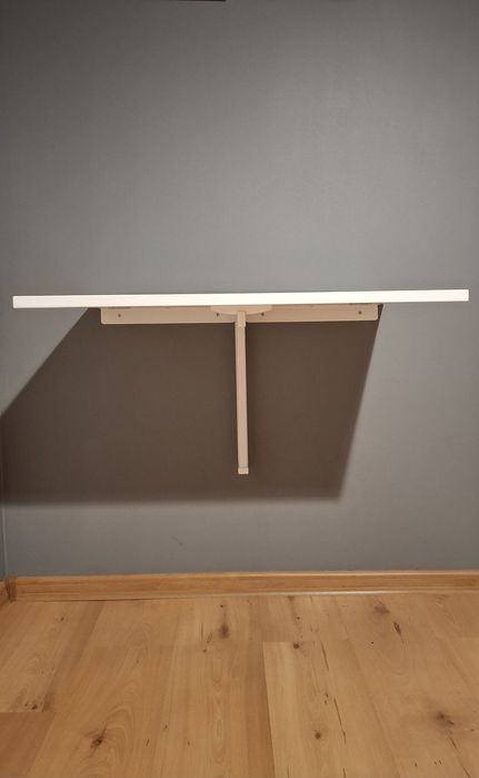 Biurko/stolik składany ścienny biały