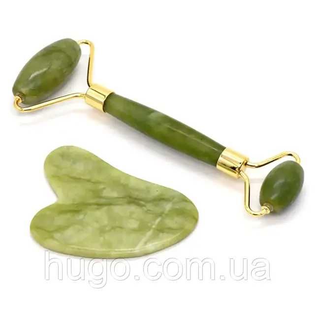 Нефритовий набір для масажу обличчя