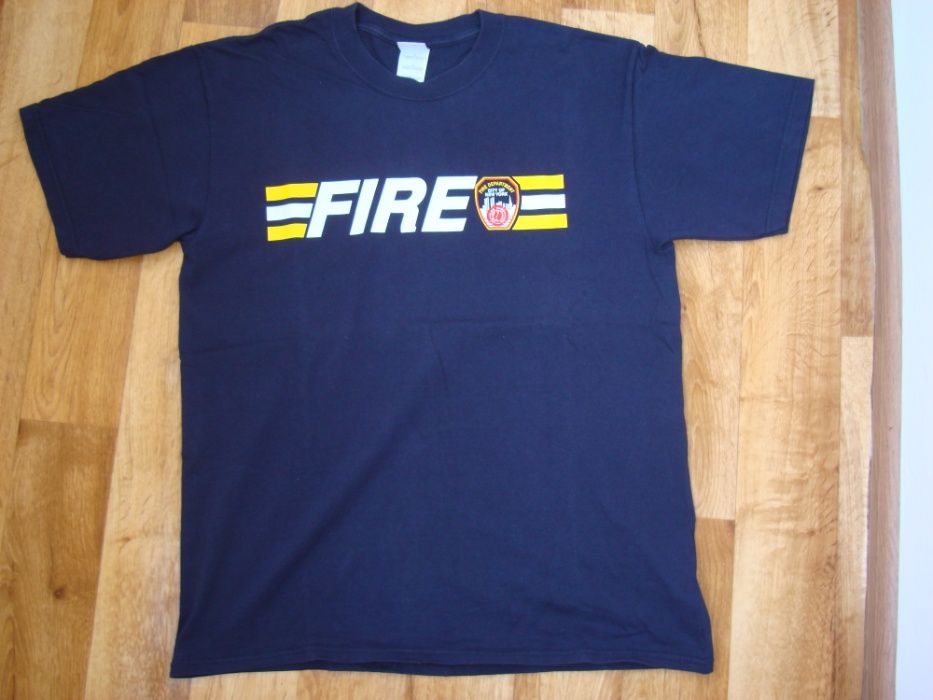 футболка Fire Department of NY Пожарні Нью-Йорка рXL чудов стан