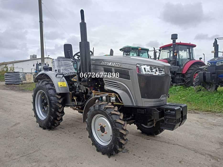 Мiнiтрактор Скаут XT 244 (3*1) 3-циліндра Редукторний міст Кредитуємо