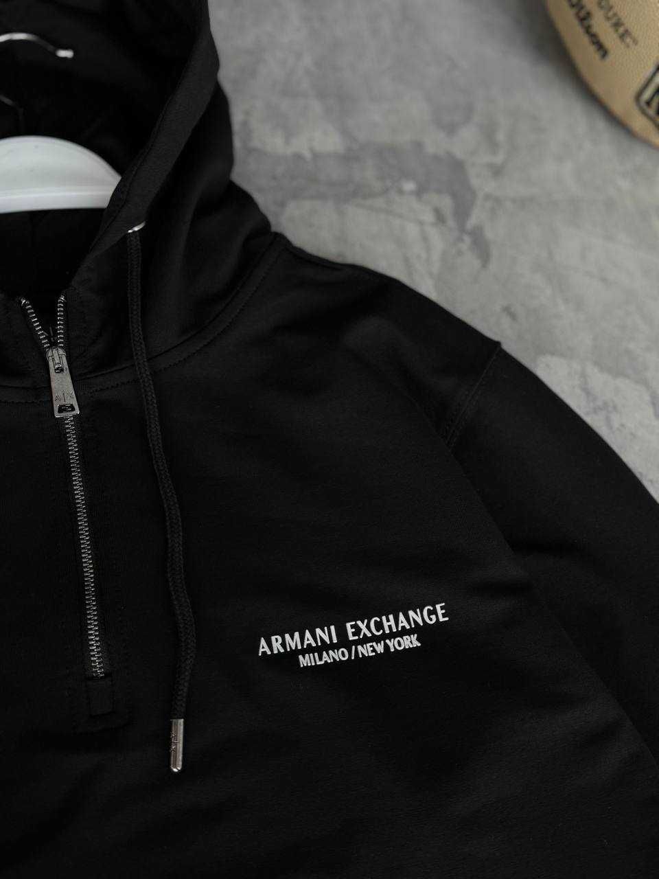 Костюм Armani Exchange Luxe з qr-code весняний штани + кофта i57/AX22