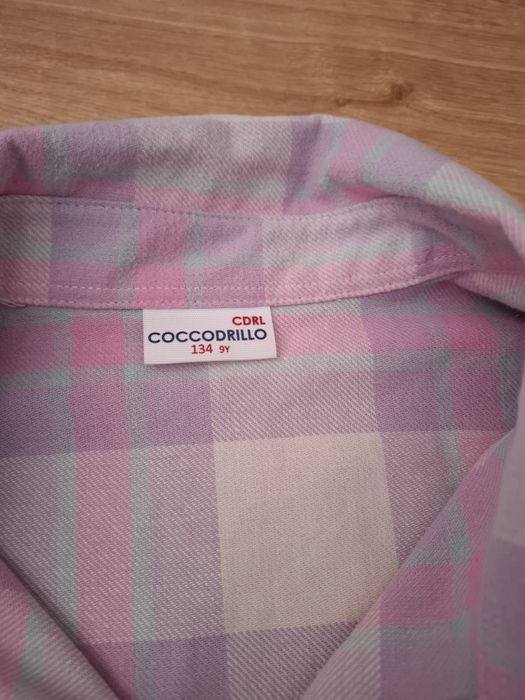 Koszula w kratę dla dziewczynki