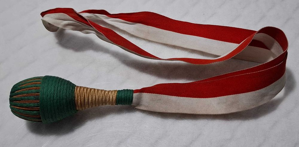 Temblak, ozdobny, honorowy, górniczy do szpady, szabli, kordzika itp.