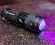 Ультрафиолетовый UF-LED детектор фонарик для проверки денег и UF-клея