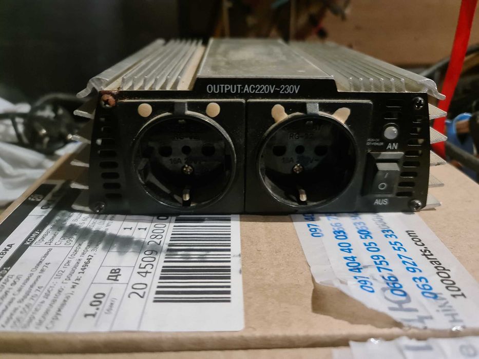 куплений в Німеччині Інвертор 12 Вольт 600 Вт от Cartrend BASTELWARE