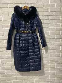 Шикарне зимове пальто на пуху Clasna р.S