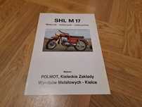 Ulotka reklamowa motocykl SHL M17 Gazela KZWM Kielce Polmot