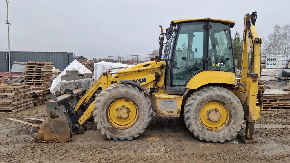 Komatsu WB 97S-5  Koparko - ładowarka KOMATSU WB 97S - 5