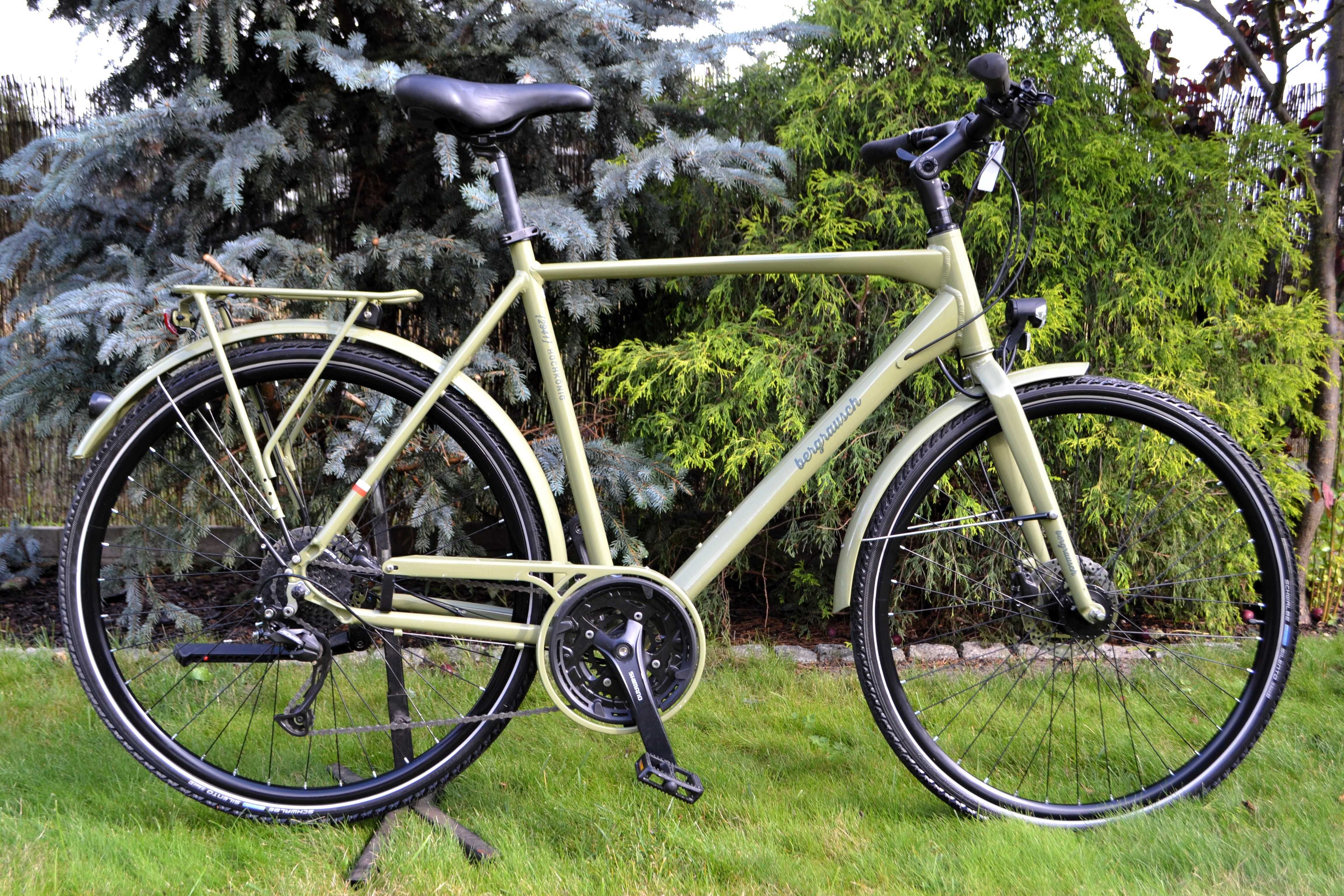 Rower trekkingowy Bergrausch 61cm XL - na wysokiego mężczyznę!!