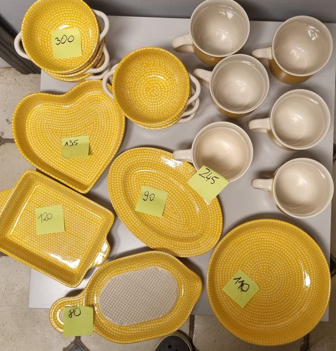 Bolesławiec  Żółty Millena Unikat