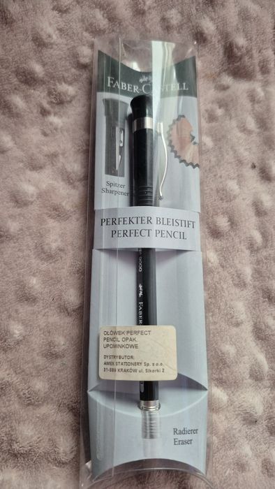 Faber-Castell Perfect Pencil 9000 - ołówek z gumką + temperówkazestaw