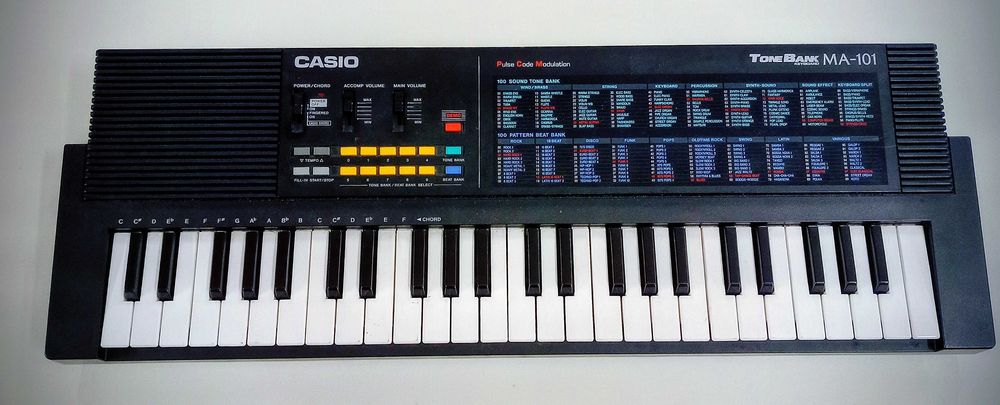 Keyboard Casio TONE BANK MA-101