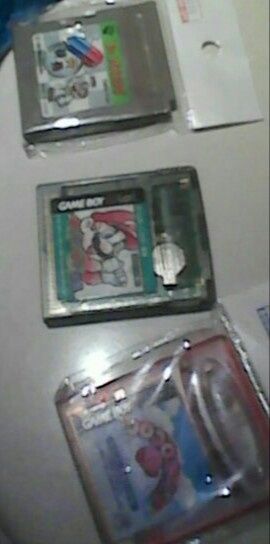 Dr mario e mario golf gameboy game boy colour