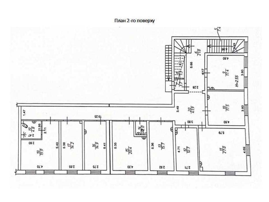 Оренда офісних приміщень на бульварі Шевченка площею 228 м.кв.
