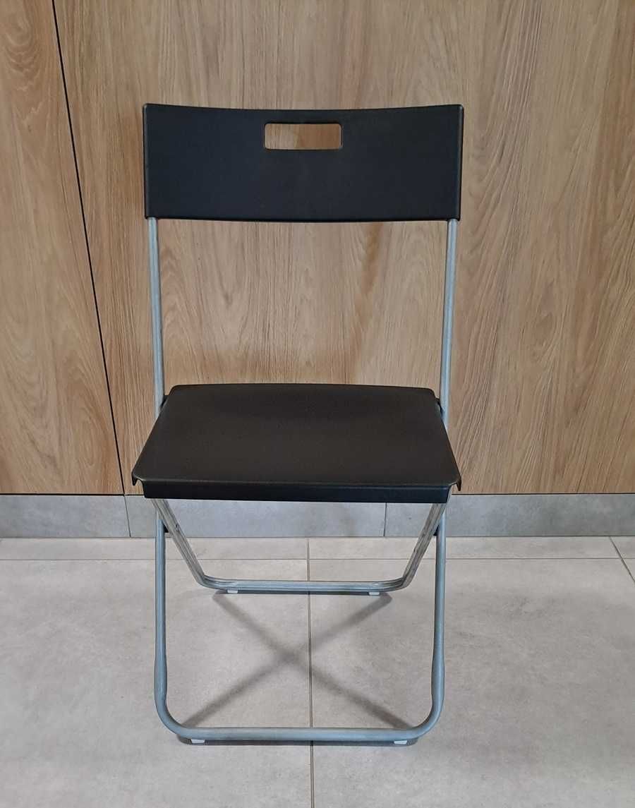 Ikea GUNDE Krzesło składane, czarne