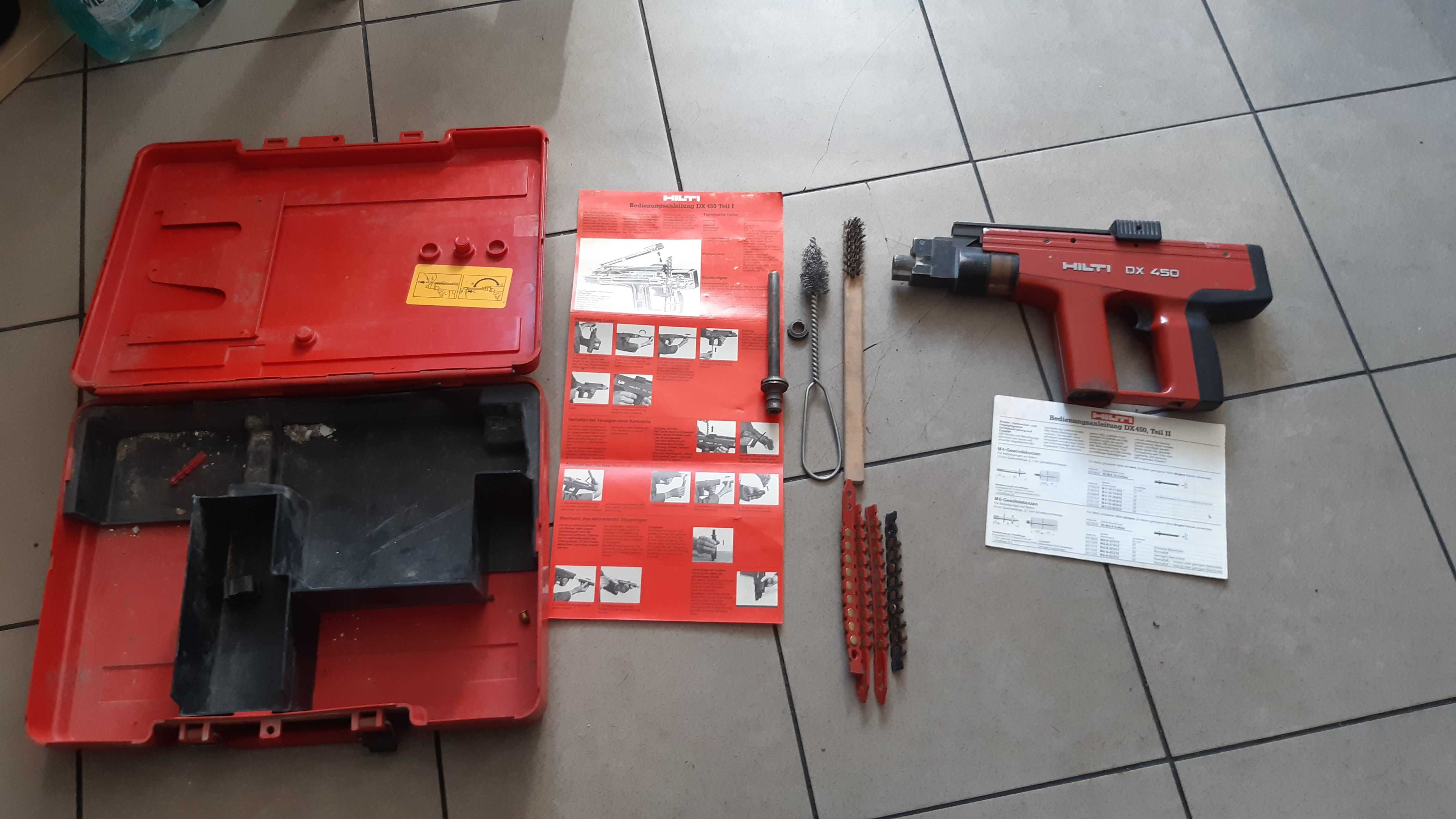 Hilti dx450 Gwoździarka do drewna i betonu