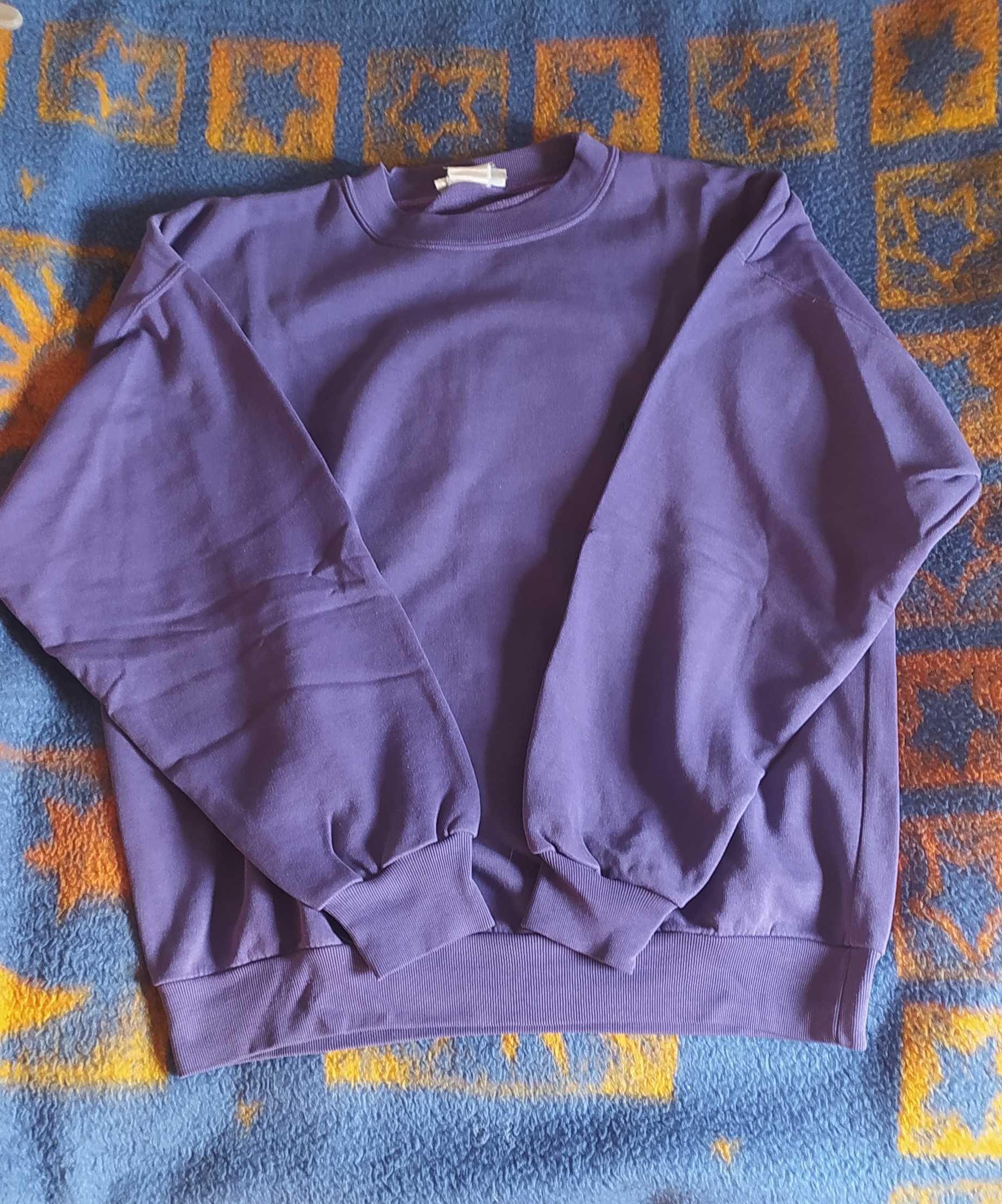 Fioletowa bluza damska