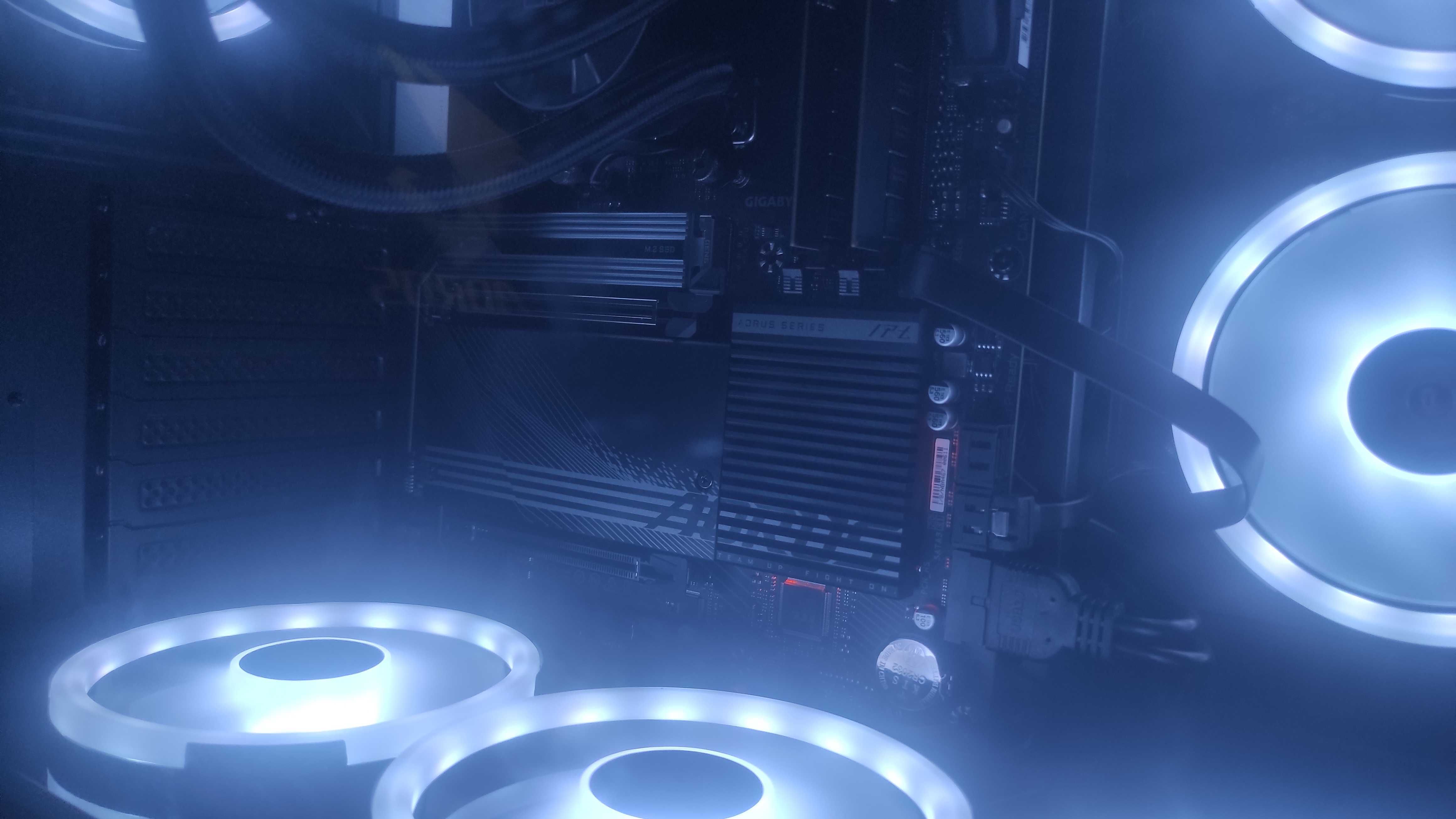 Komputer AM5 R5 8500G Aorus 64gb RAM 6xRGB AIO 280 SSD 128GB M.2 512GB