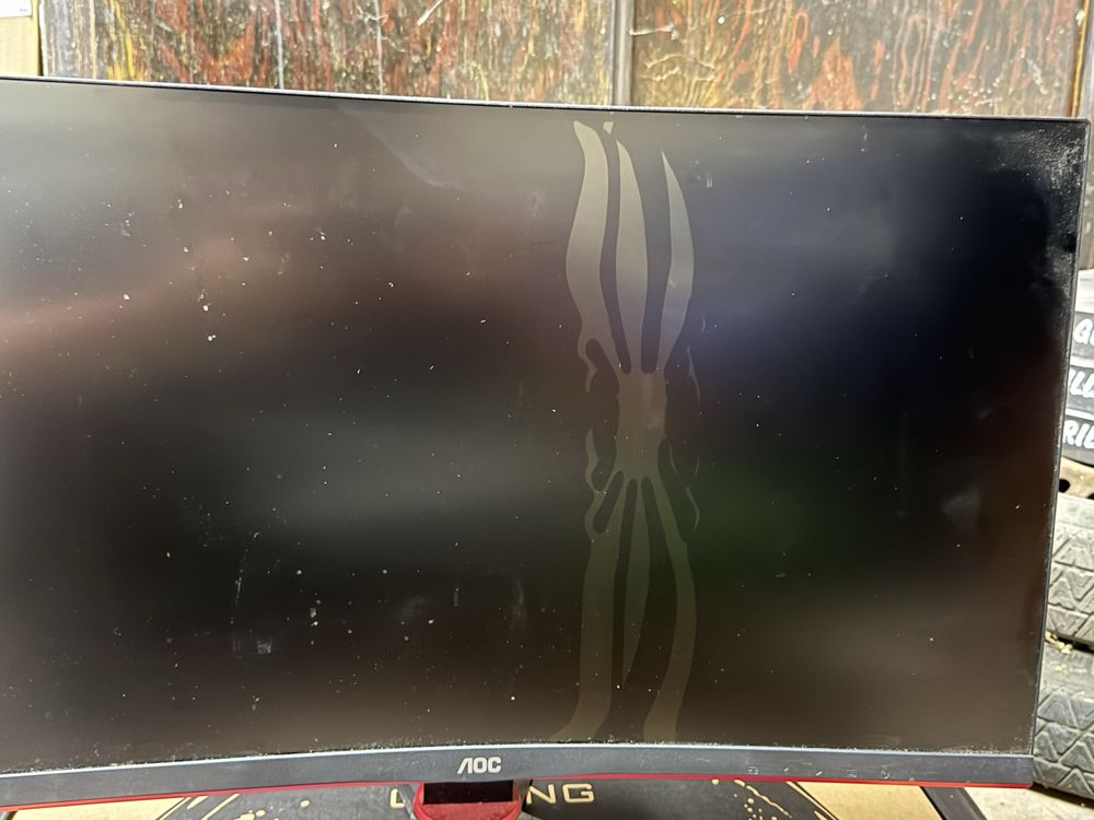 Uszkodzony monitor aoc