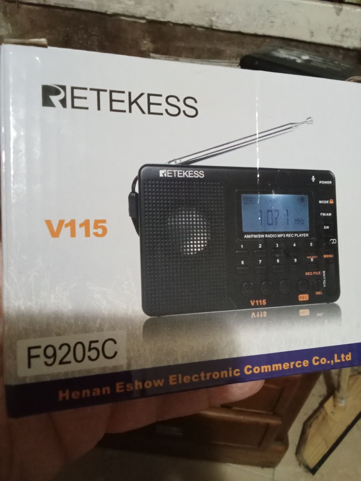 Radio portátil a bateria