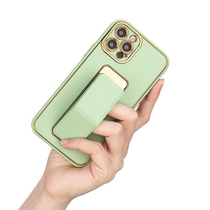 New Kickstand Case Etui Do Iphone 13 Pro Max Z Podstawką Niebieski