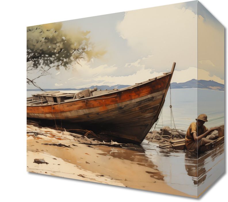 Obraz 20x20cm Spokój Przybrzeża