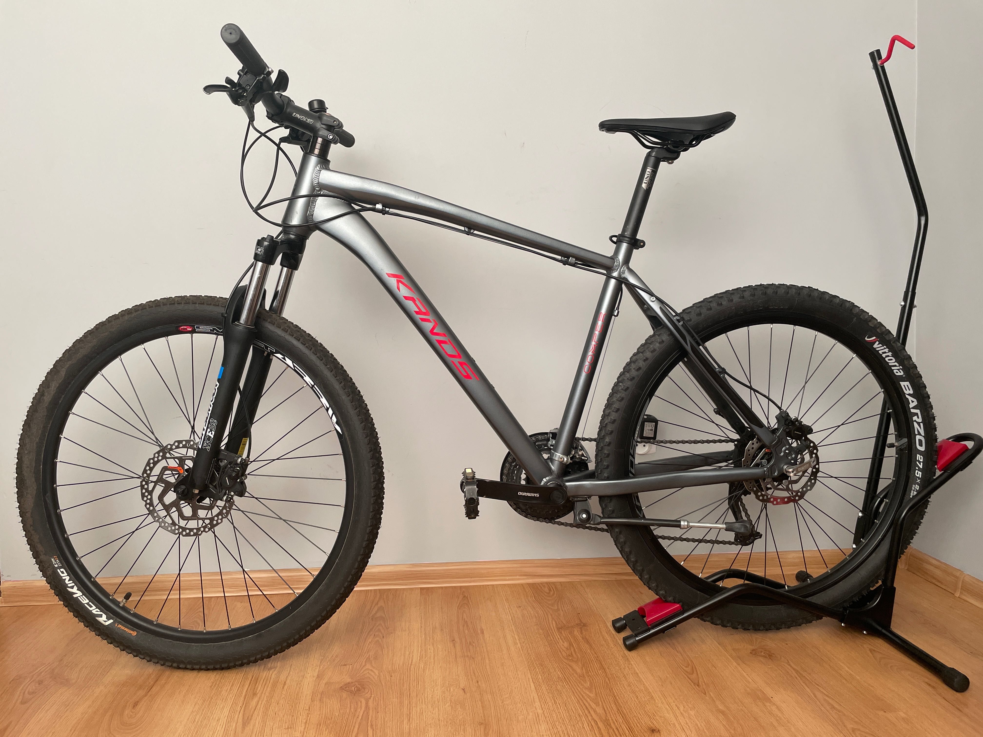 Rower MTB 27,5 Kands COMP- ER grafitowo-czerwony rama 20"