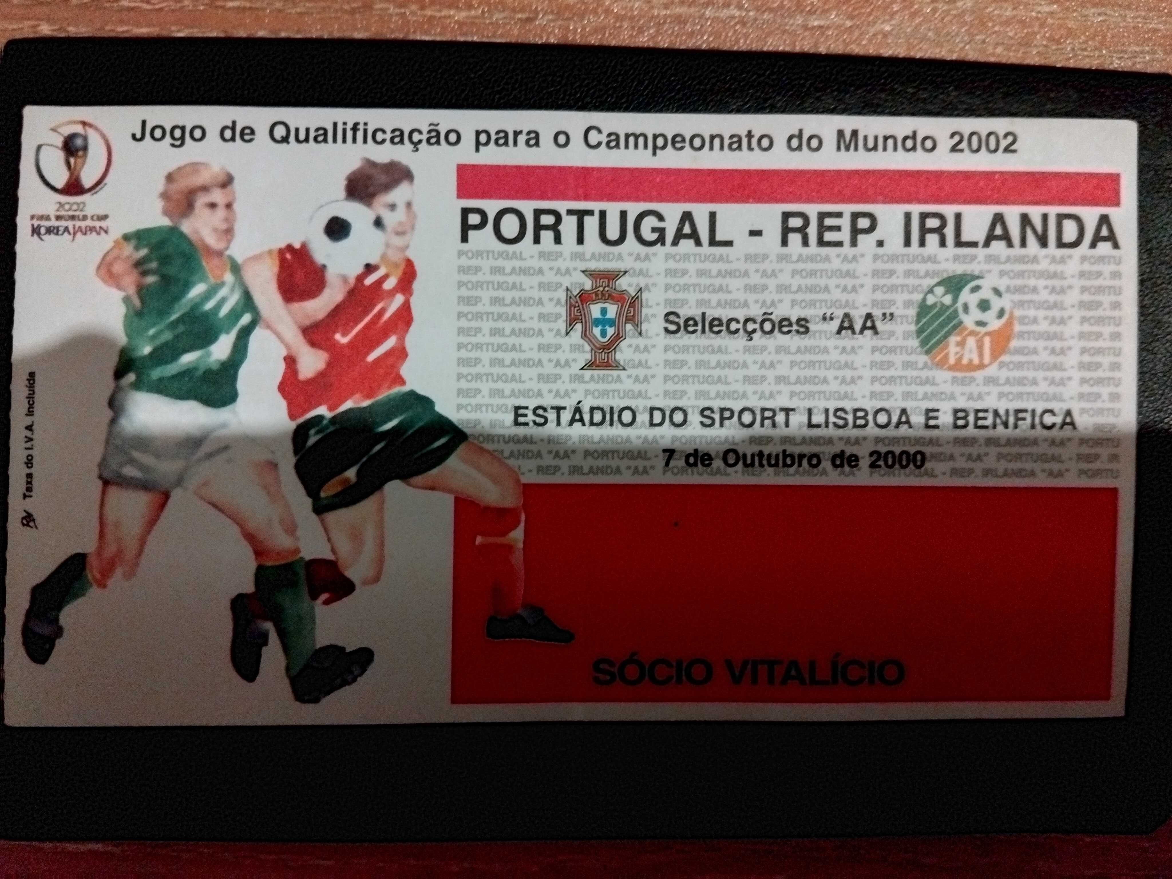Bilhetes de futebol de coleção