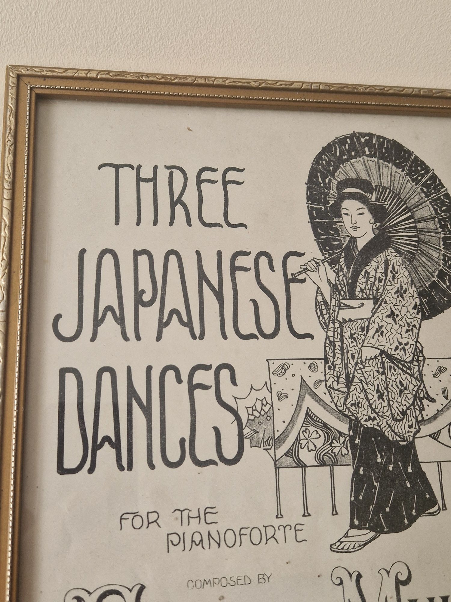 Japonka - Plakat - Wydruk- Vintage