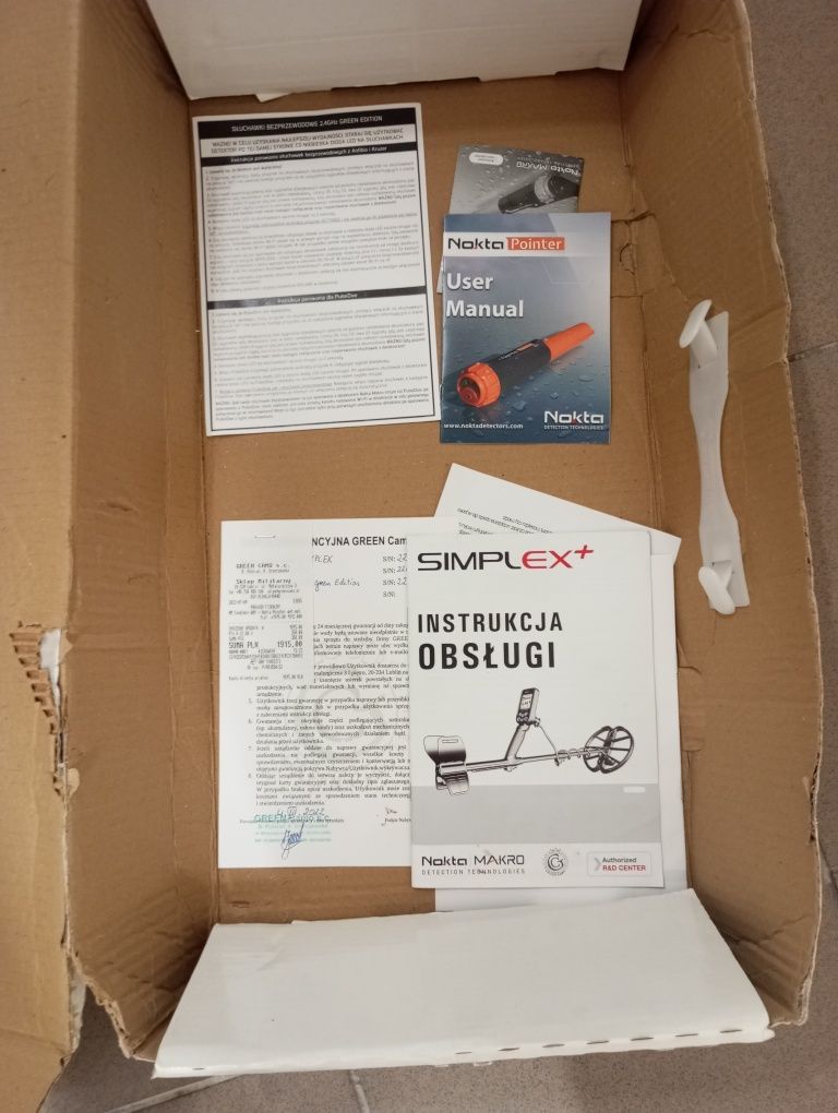 Wykrywacz metali Notka Makro simplex +