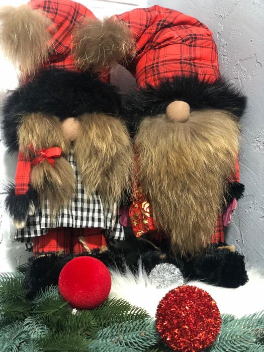 Новорічний гном декор