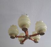 Stara lampa z PRL, żyrandol, lampa sufitowa...