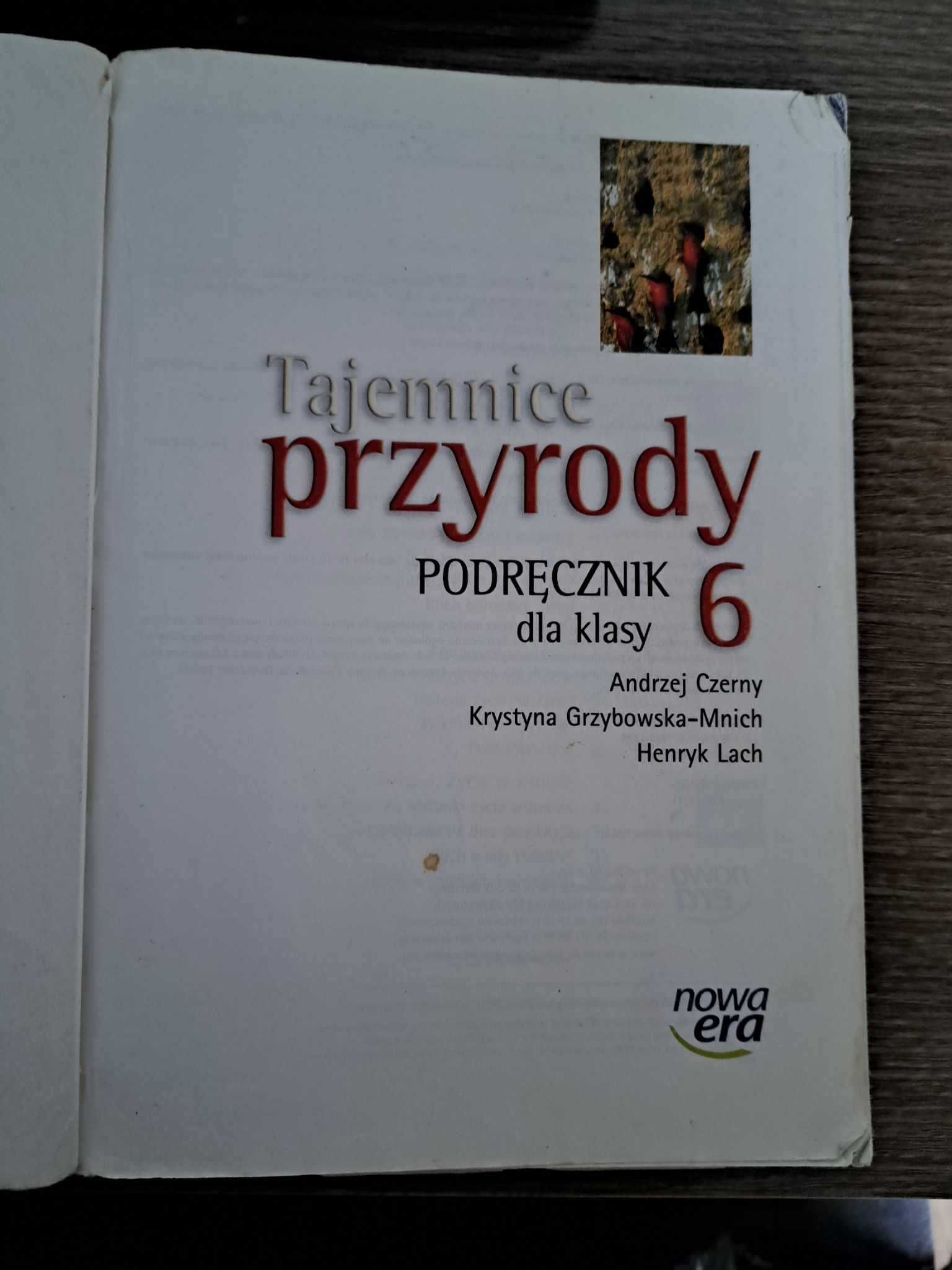 Tajemnice przyrody Podręcznik dla klasy 6