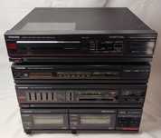 Wieża TOSHIBA - wzmacniacz , tuner , magnetofon , CD - stan bdb