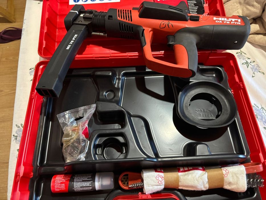 Hilti DX 76 PTR – Pistola de Fixação de Alta Performance + Acessórios