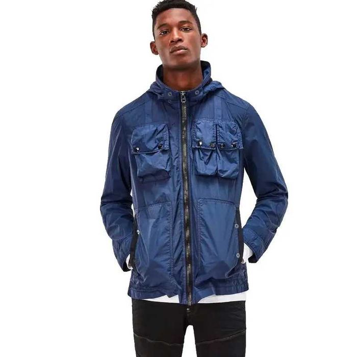 чоловіча оригінальна куртка вітровка мультипокет g-star raw (S-M)