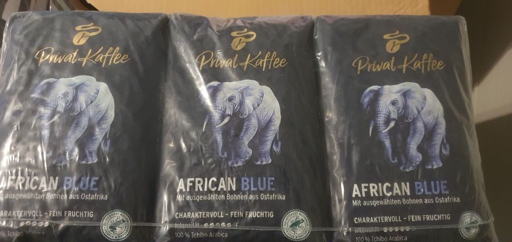 Kawa ziarnista African blue i Brazil mild