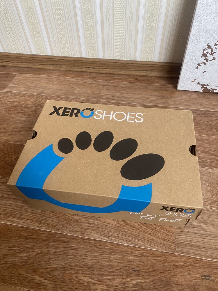 Оригінальні брендові шкіряні кросівки Xero Shoes Kelso, чорні, 44 р.