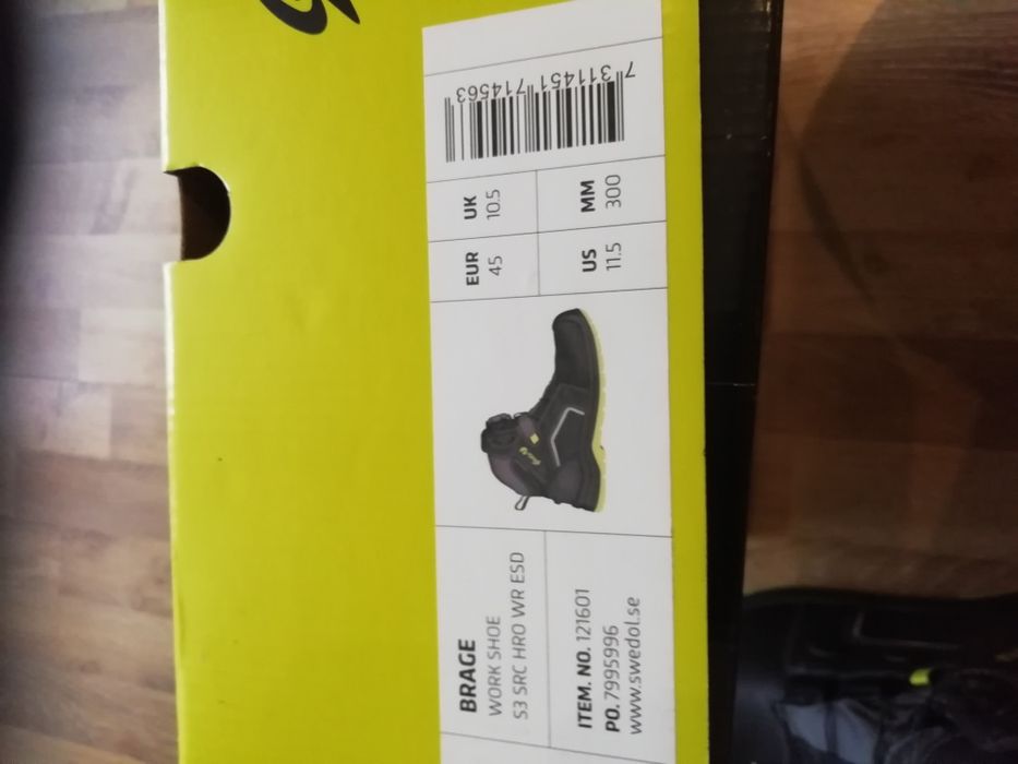 Buty ochronne Brage Gesto boa r. 45