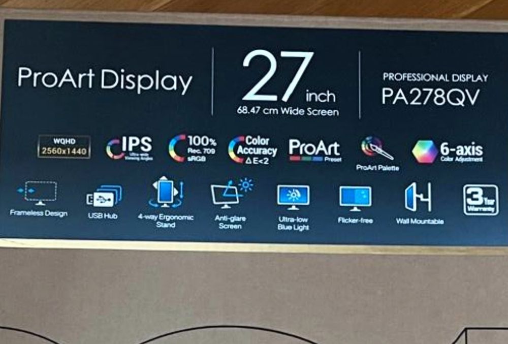 ASUS ProArt Display PA278QV