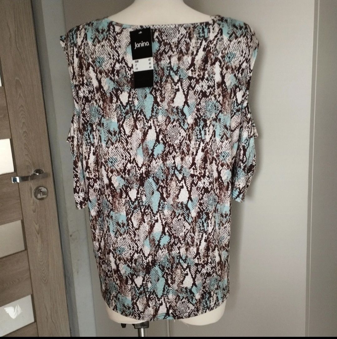 Bluzka damska Janina r. 42 NOWA z metką, elastyczna, casual