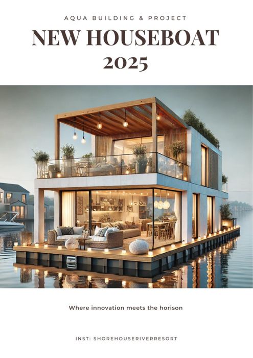 Розкішний будинок на воді та преміум причали