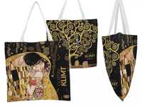 NOWA TORBA na zakupy torebka siatka Pocałunek, Drzewo życia G. Klimt